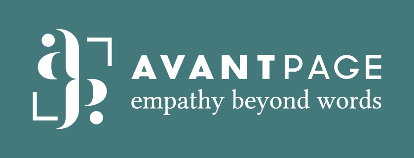Avantpage Horizontal Logo - Teal Background